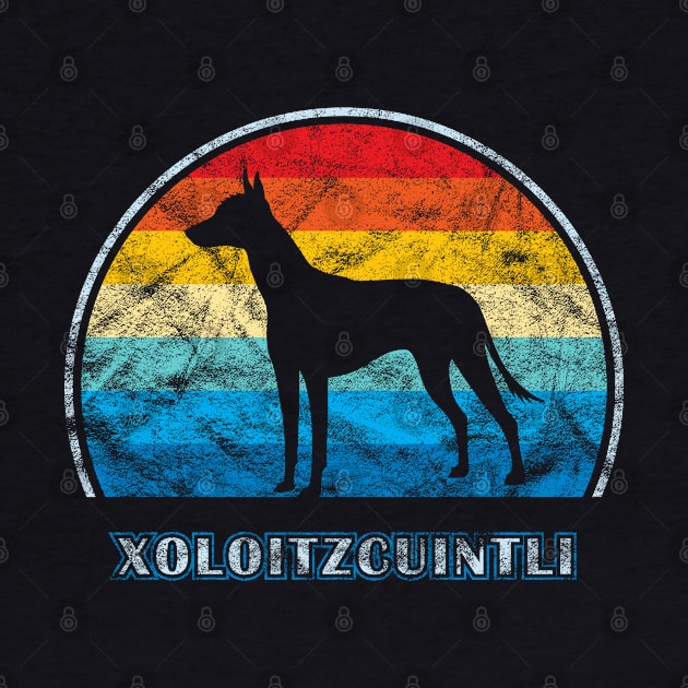 Xoloitzcuintli Vintage Design Dog by millersye